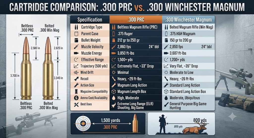 300 PRC vs 300 Winchester Magnum