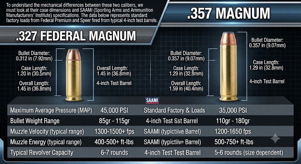 .327 Federal Magnum vs .357 Magnum