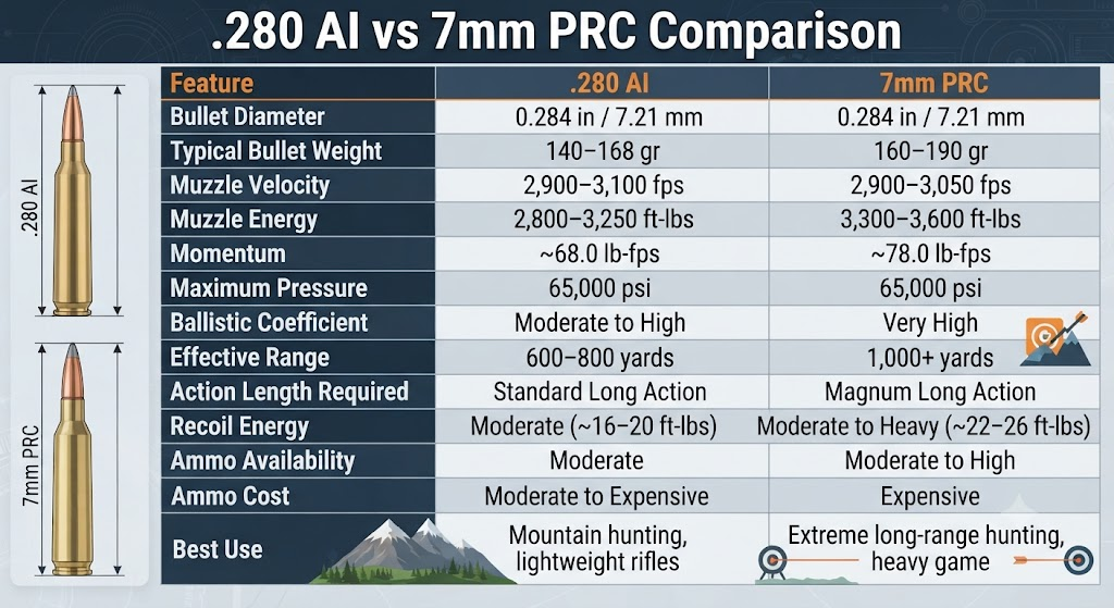 .280 AI vs 7mm PRC
