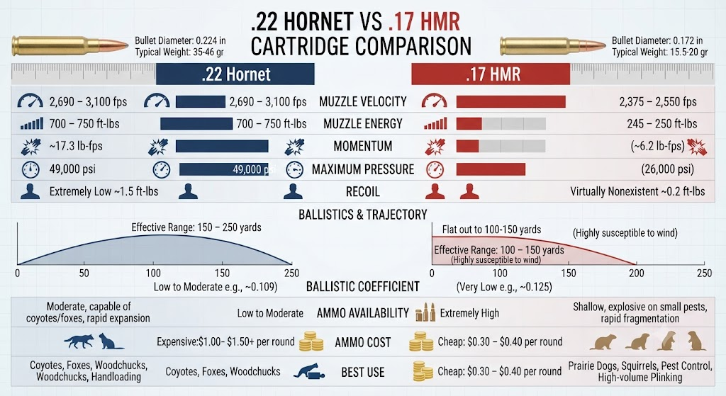.22 Hornet vs .17 HMR