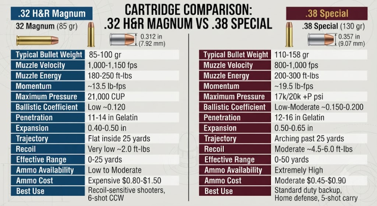 32 Magnum vs 38 Special