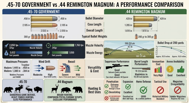 .45-70 vs .44 Magnum