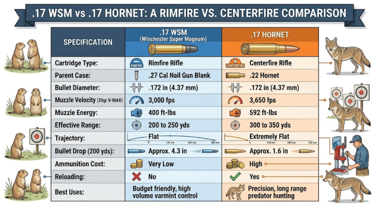 .17 WSM vs .17 Hornet