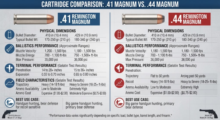 41 Magnum vs 44 Magnum