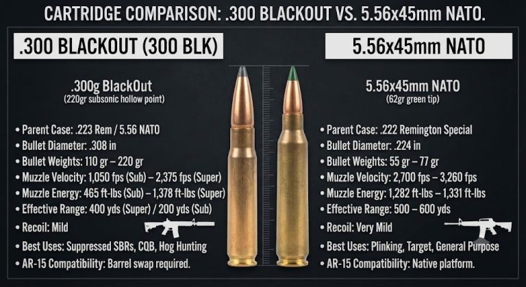 .300 Blackout vs 5.56 NATO