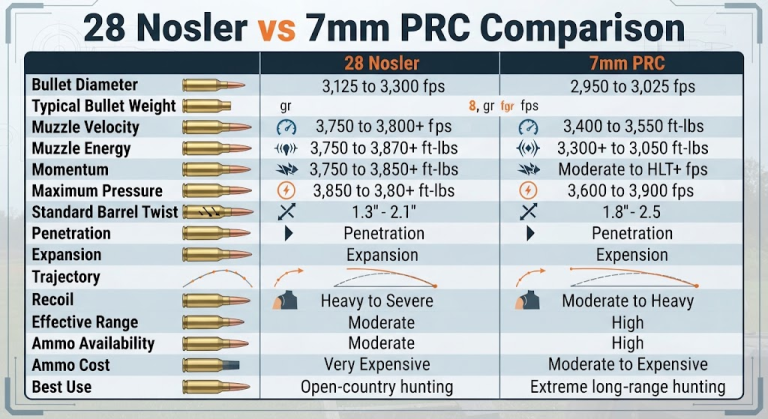 28 Nosler vs 7mm PRC