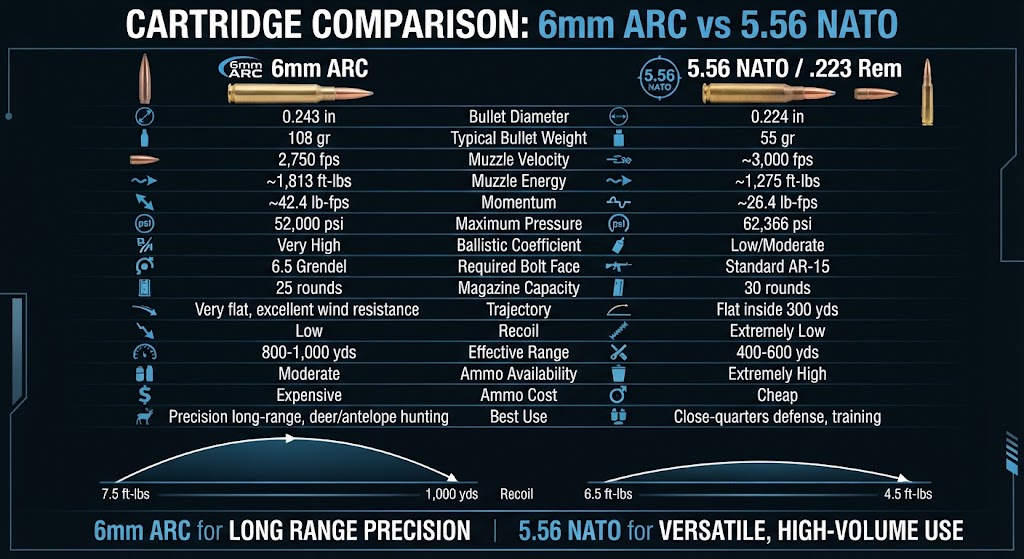 6mm ARC vs 5.56 NATO