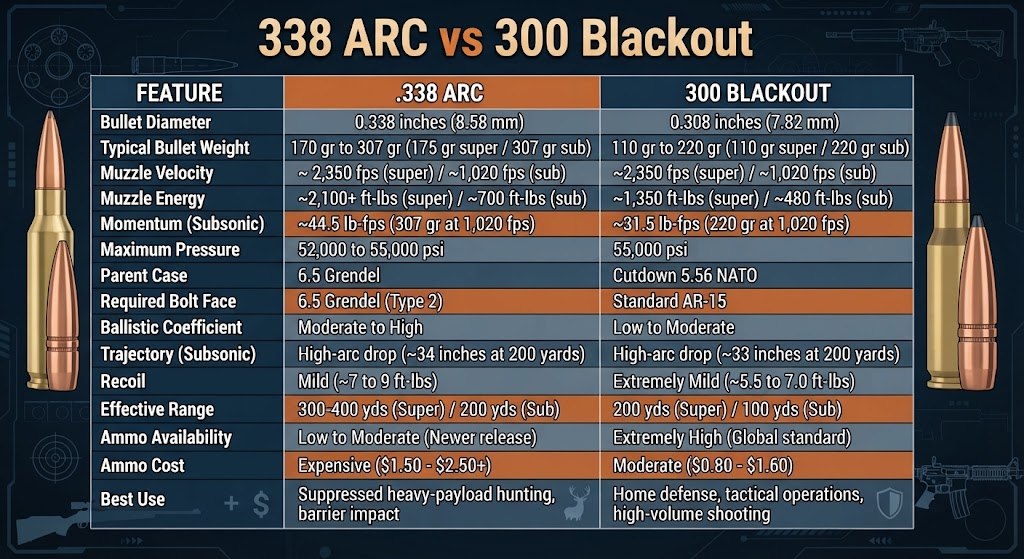 338 Arc vs 300 Blackout