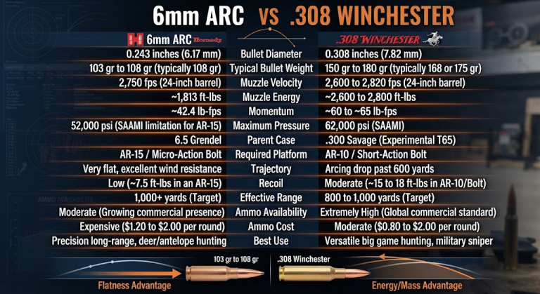 6mm Arc Vs .308