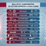 .50 Action Express vs 9mm