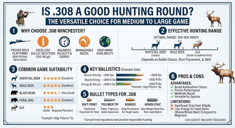 Is 308 a Good Hunting Round?