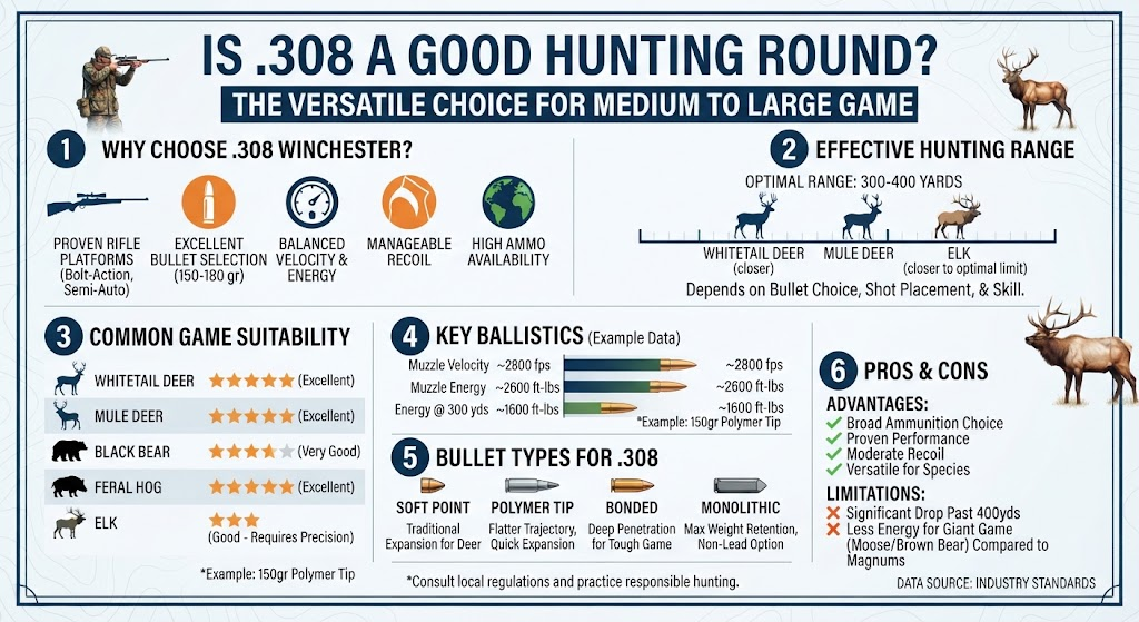 Is 308 a Good Hunting Round?