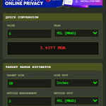 Mil Moa Calculator