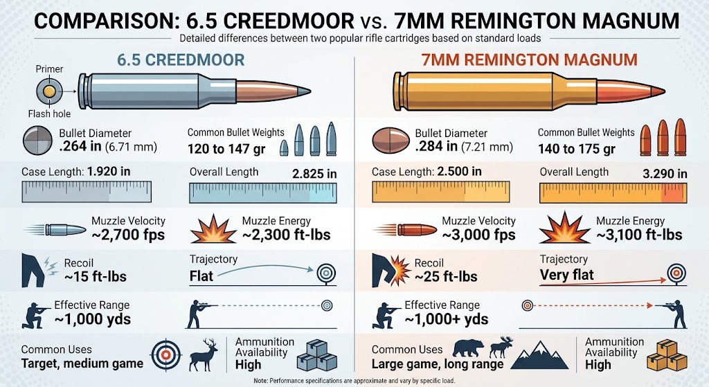 6.5 Creedmoor vs 7mm Mag