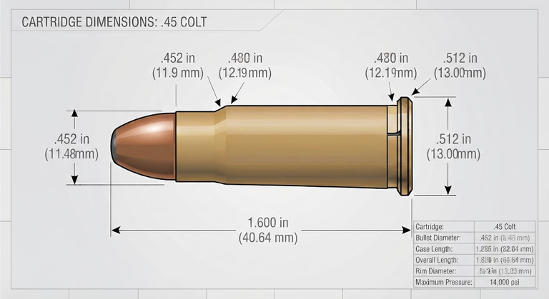 .45 Colt Dimensions
