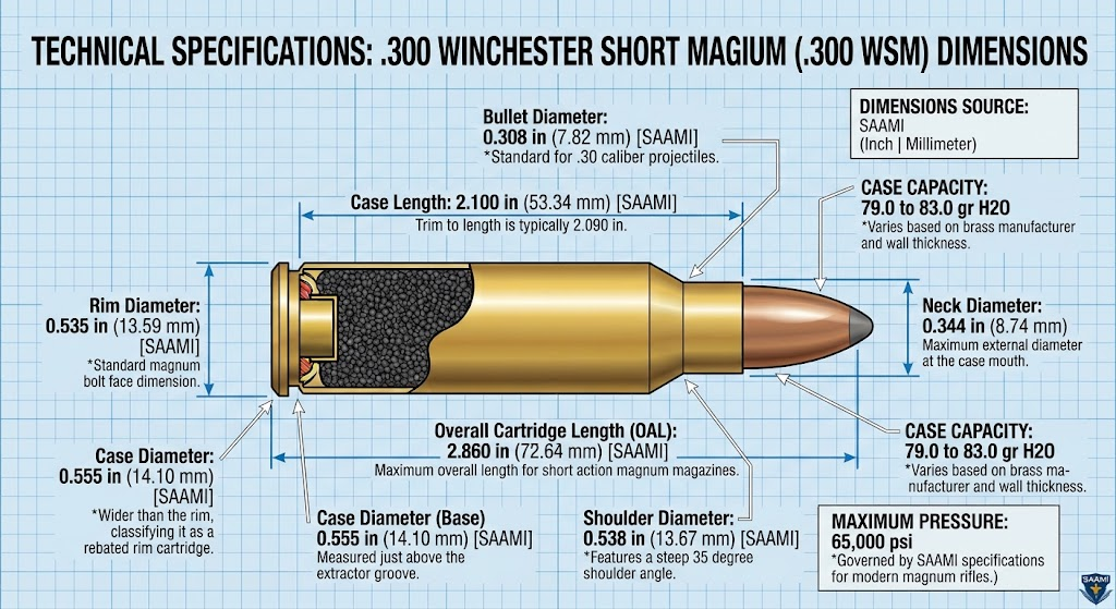 300 WSM Dimensions