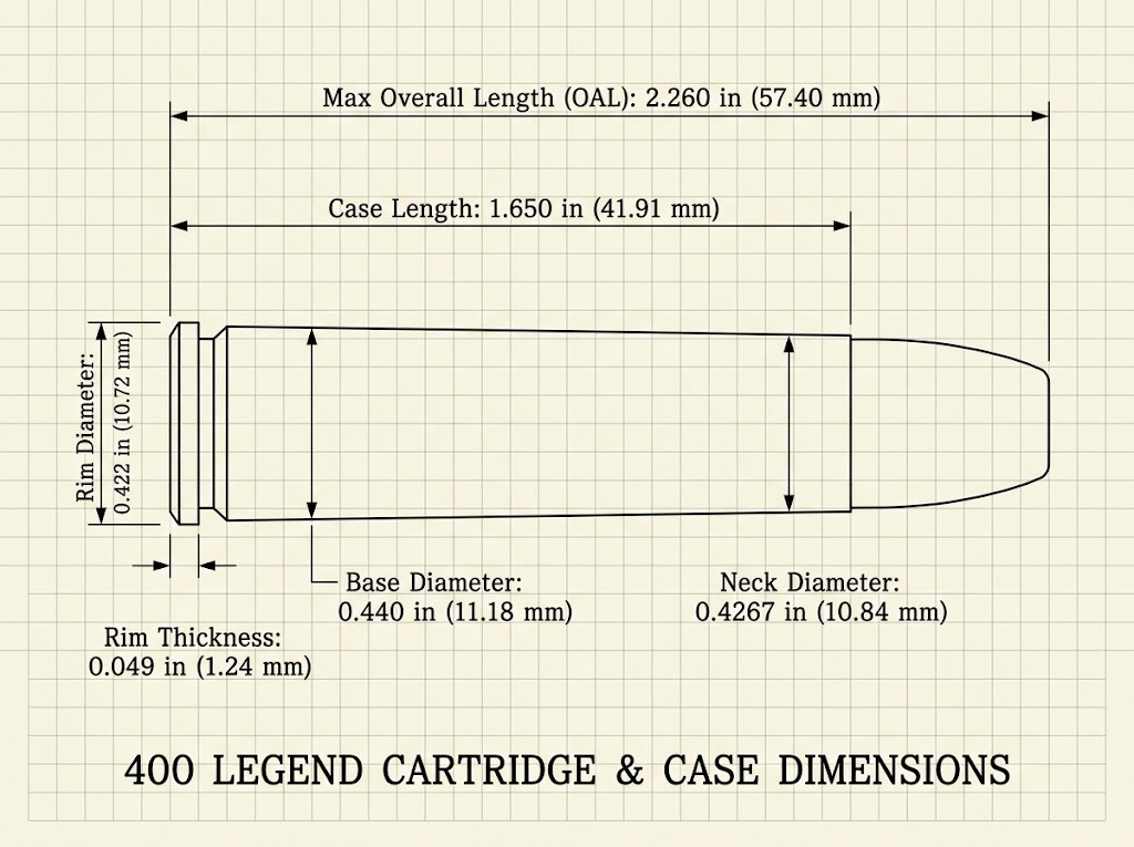 400 Legend Case Dimensions