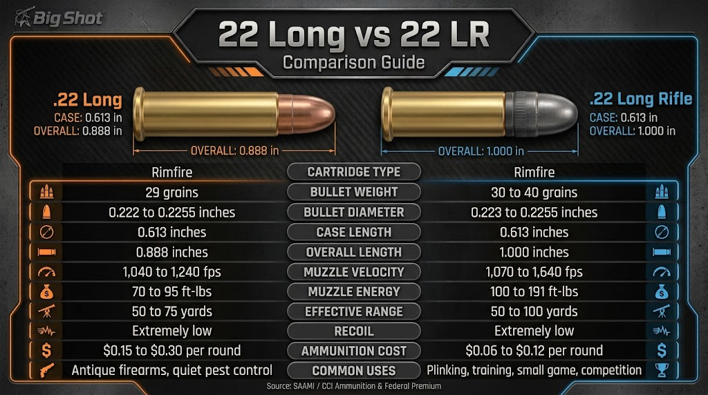 22 Long vs 22 LR