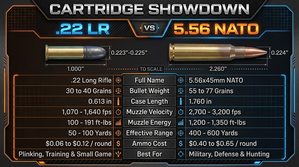 22 LR vs 556