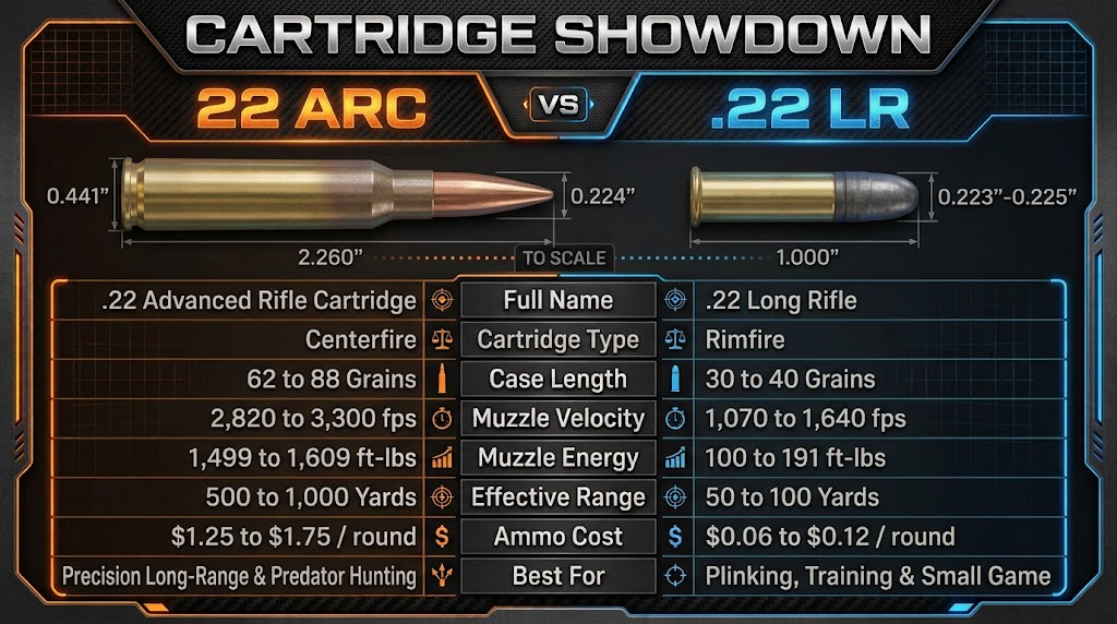 22 ARC vs 22 LR