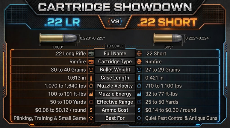 22 LR vs 22 Short