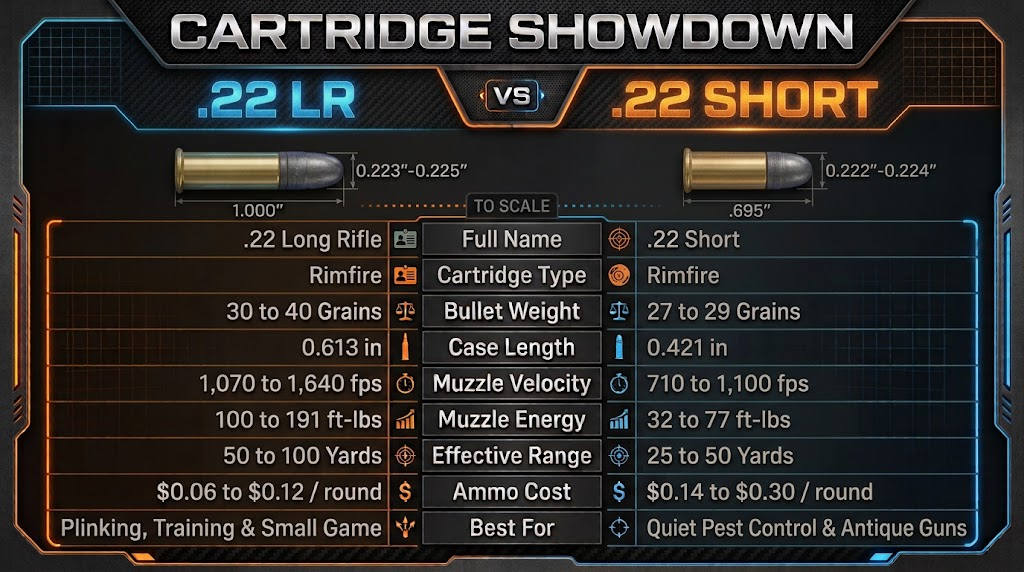 22 LR vs 22 Short