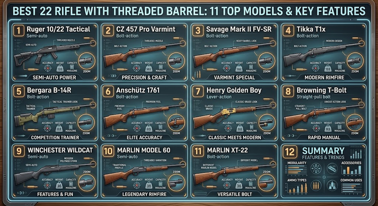 Best 22 Rifle With Threaded Barrel