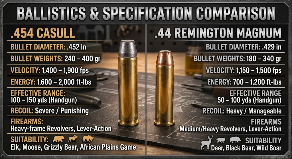 .454 Casull vs .44 Magnum