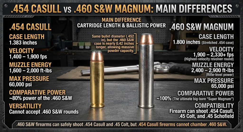 .454 Casull vs .460 S&W