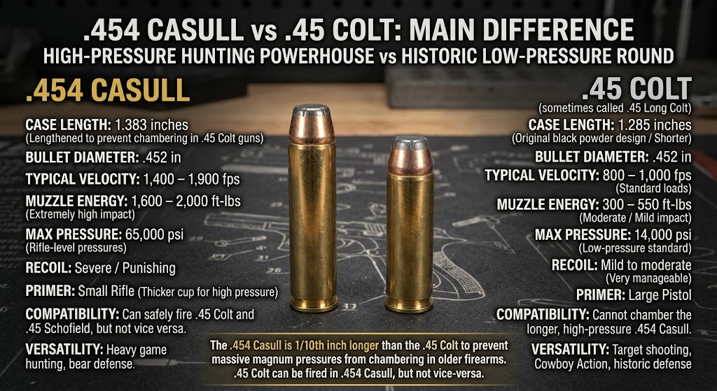 454 Casull vs 45 Colt